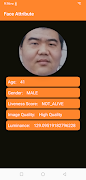 برنامه‌نما Face Attribute عکس از صفحه