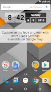 Retro Clock Widget স্ক্রিনশট 3
