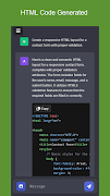 AI HTML Code Generator Ekran Görüntüsü 2