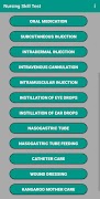 Nursing Skill Test poster