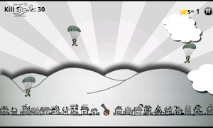 Doodle Parachute Attack screenshot 7