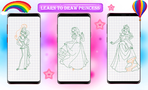 7 Schermata How to Draw Princess