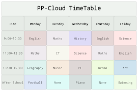 Time Table تصوير الشاشة 4