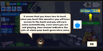 برنامهنما Idle Cannon Quest: Tap Clicker عکس از صفحه