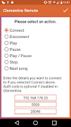 برنامه‌نما Clementine Remote عکس از صفحه