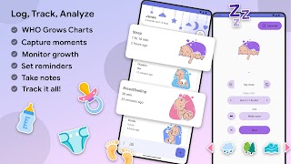 Sleep & Feeding Baby Tracker poster
