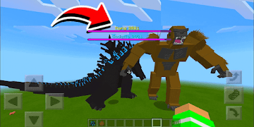 Godzilla vs Kong Mods For MCPE captura de pantalla 1