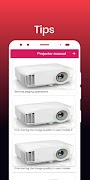 HD Video Projector Guide syot layar 1
