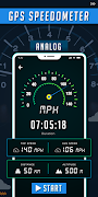 برنامه‌نما GPS سرعت سنج - کیلومتر شمار عکس از صفحه