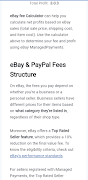 Ebay Fee Calculator screenshot 1