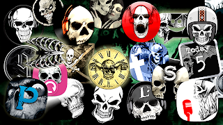 Skull theme Affiche