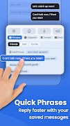 2 Schermata Quick Text & Voice Keyboard