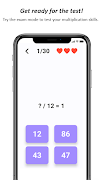 Times Table+ - Math تصوير الشاشة 2
