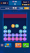 Drop 2048 Balls captura de pantalla 1