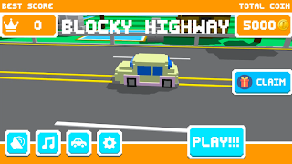 Blocky Highway: Endless Drive screenshot 5