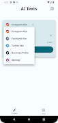 AI Texts স্ক্রিনশট 1