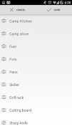 Camping Checklist 截图 5