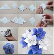 Creative Paper Flower DIY poster