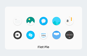 Flat Pie - Icon Pack تصوير الشاشة 6