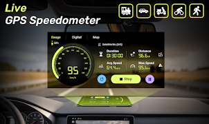 GPS Speedometer: Route Tracker capture d'écran 1