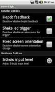Irdroid light syot layar 7