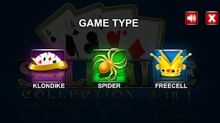 برنامه‌نما Solitaire Collection 3 in 1 عکس از صفحه