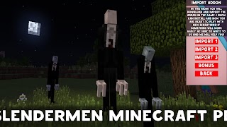 Slenderman Mod for Minecraft poster