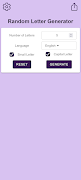 Random Letter Generator постер