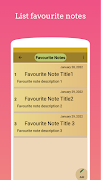 برنامه‌نما GlossNote: Diary App with Lock عکس از صفحه