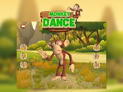 Talking Monkey with Funny Danc Plakat