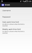 BOMS Työaikaseuranta ภาพหน้าจอ 2