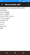 Microcontroller 8051 screenshot 1