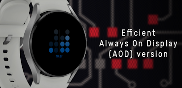 Binary Clock Watch Face اسکرین شاٹ 1