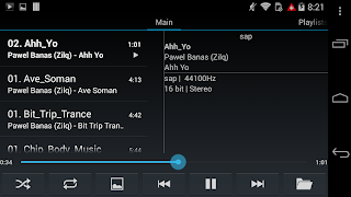 DeaDBeeF Player syot layar 2
