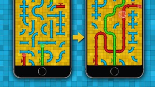 Puzzles de lógica - tubería captura de pantalla 2