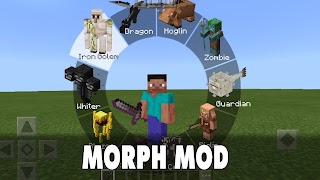 Morph Mod for Minecraft PE-poster