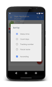 برنامه‌نما Tracking parcels for USPS عکس از صفحه