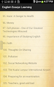 English Essays Learning screenshot 3