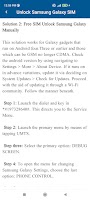 Samsung Unlock Code Guide screenshot 3