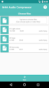 M4A Audio Compressor الملصق