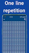 text repeater and word اسکرین شاٹ 5