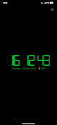 Led Digital Clock Screen Lock plakat