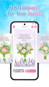 Flower Language Keyboard Theme imagem de tela 4