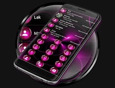 Dialer Theme Sphere Pink drupe syot layar 6