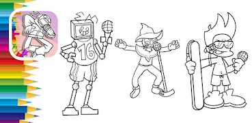 Draw FNF Mods Characters Easy اسکرین شاٹ 3