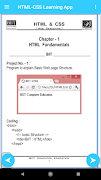 HTML-CSS Training App-450 Pgms screenshot 4