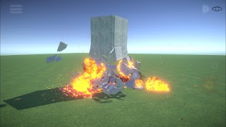 Sandbox destruction simulation screenshot 4