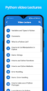 برنامه‌نما Learn Python : Artificial In. عکس از صفحه