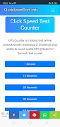 برنامه‌نما Click Speed Test عکس از صفحه