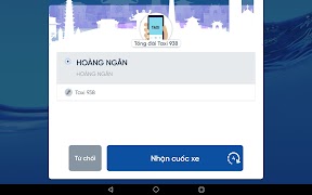 VNTaxi Tablet - Lái xe captura de pantalla 4